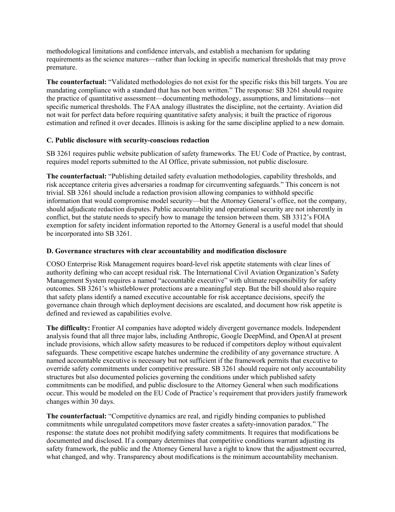 Written testimony, page 5 of 11