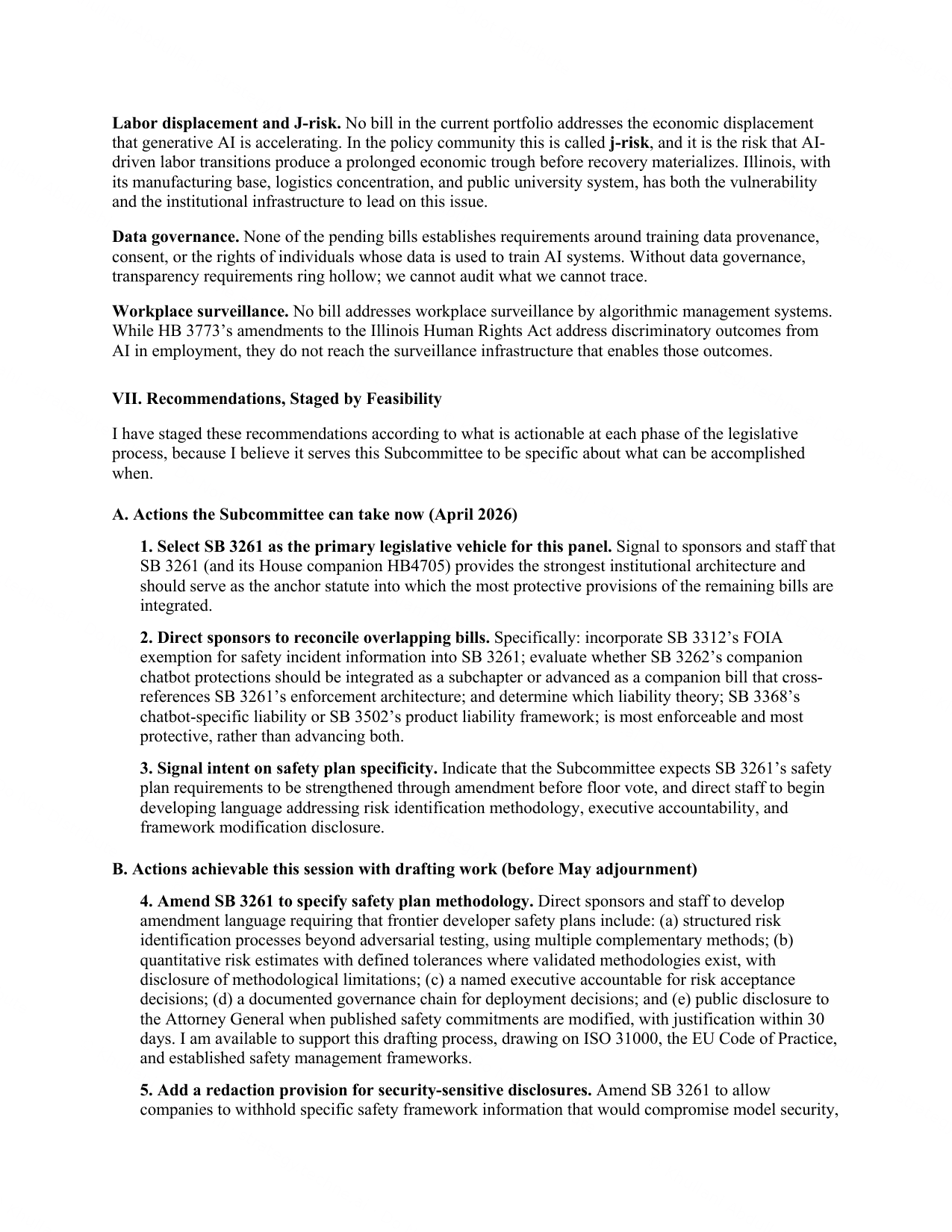 Written testimony, page 7 of 11
